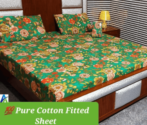 Cotton Fitted Bedsheet