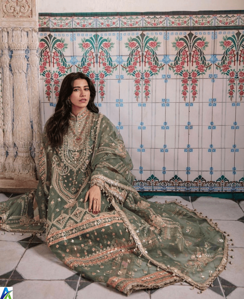 Mustfa Ranja Mohsin Naveed Ranjha Organza Suit - Al-Noor Pk Brand Online Store