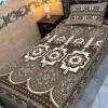 Soothing Yellow Hues: 4pc Gultex Multani Bedsheets Bundle