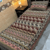 Royal Red Charm: 4pc Gultex Multani Bedsheets Bundle