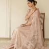 Maria B Summer Collection 2024 - Peach embroidered lawn suit