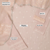 Maria B Summer Collection 2024 - Peach embroidered lawn suit heavy embroidery
